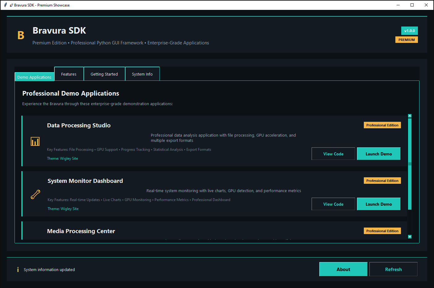 Comprehensive Showcase